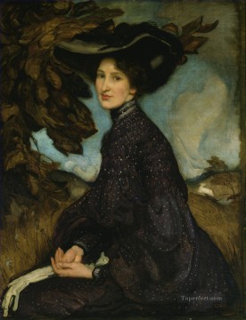  Miss Pintura - Retrato de Miss Thea Proctor George Washington Lambert